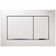 Geberit Flush Plate Omega30 For Dual Flush - Gloss/Matt Chrome Plated  Junction 2 Interiors Bathrooms