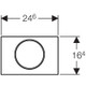 Geberit Flush Plate Sigma10 For Stop-And-Go Flush  Junction 2 Interiors Bathrooms