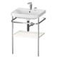 Duravit Metal Console With Happy D.2 Plus Basin 850x575x490mm, FS  Junction 2 Interiors Bathrooms