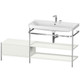 Duravit Metal Console 1 Dwr W/ Happy D.2 Plus Basin 850x975x490mm FS  Junction 2 Interiors Bathrooms