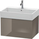 Duravit L-Cube Vanity Unit, 1 Pull-Out Comp. 394x684x459  Junction 2 Interiors Bathrooms