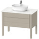 Duravit Luv Vanity Unit FS, 1 Pull Out Compartment, 1 Drawer 743x938x570mm  Junction 2 Interiors Bathrooms