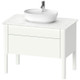 Duravit Luv Vanity Unit FS, 1 Pull Out Compartment, 1 Drawer 743x938x570mm  Junction 2 Interiors Bathrooms