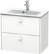 Duravit Brioso Vanity Unit, 2 Drawers 553x620x389mm  Junction 2 Interiors Bathrooms
