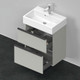 Duravit D-Neo Vanity Unit Wall Mounted Compact,625x584x372,1Door  Junction 2 Interiors Bathrooms