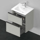 Duravit D-Neo Vanity Unit Wall Mounted 625x510x402 1 Drawer  Junction 2 Interiors Bathrooms