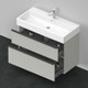 Duravit D-Neo Vanity Unit Wall Mounted 625x984x442 1 Drawer  Junction 2 Interiors Bathrooms