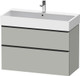 Duravit D-Neo Vanity Unit Wall Mounted 625x984x442 1 Drawer  Junction 2 Interiors Bathrooms