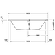  Duravit Vero Bathtub 1800x800mm 2 Slopes Built-In Incl Feet 700148000000000 