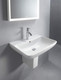 Duravit ME by Starck Washbasin 650mm 1 Tap Hole  Junction 2 Interiors Bathrooms