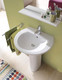 Duravit Darling New Washbasin 550mm 1TH  Junction 2 Interiors Bathrooms