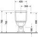 Duravit 1930 Series Toilet Close Coupled 665mm  Junction 2 Interiors Bathrooms