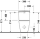 Duravit D-Neo Toilet Close Coupled 650mm Rimless  Junction 2 Interiors Bathrooms