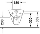 Duravit D-Code Toilet Wall Mounted 540mm Washdown  Junction 2 Interiors Bathrooms