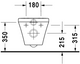 Duravit DuraStyle Toilet Wall Mounted 540mm Washdown Rimless  Junction 2 Interiors Bathrooms