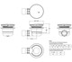  Crosswater High Flow Shower Waste 