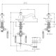  Lefroy Brooks La Chapelle Deck Mounted 3 Hole Basin Mixer W/Pop Up Waste FH1204CP 