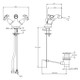  Lefroy Brooks La Chapelle Mono Bidet Mixer With Pop Up Waste FH1199CP 