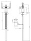  Lefroy Brooks Ten Ten Lever Mono Bidet Mixer With Pop Up Waste TL1198CP 