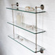  Lefroy Brooks Classic 3 Tier Glass Shelf 