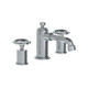  Lefroy Brooks Ten Ten Handwheel Deck Mounted 3 Hole Basin Mixer With With Pop Up Waste 