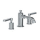  Lefroy Brooks Ten Ten Lever Deck Mounted 3 Hole Basin Mixer - Pop Up Waste 