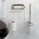  Lefroy Brooks Classic Wall Mounted Toilet Brush & Ceramic Holder 