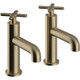  Heritage Salcombe Basin Pillar Taps Chrome 