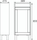  Heritage Lynton 400mm Cloakroom unit floorstanding - Dove Grey 