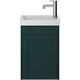  Heritage Lynton 400mm Cloakroom unit Wall hung - Dove Grey 