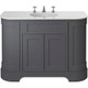  Heritage Wilton 1200mm Curved Bathroom Vanity - Chantilly 