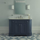  Heritage Wilton 1200mm Curved Bathroom Vanity - Chantilly 