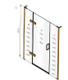  Matki Eauzone Plus Hinged Door With Hinge Panel & Inline For Recess 