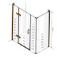  Matki Eauzone Plus Hinged Door With Hinge Panel & Inline For Corner 1000mm 