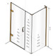  Matki Eauzone Plus Hinged Door From Wall & Inline Panel For Corner 800mm 