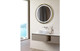 Nocturnal 600mm Round Front-Lit LED Bathroom Mirror - Brushed Brass  Junction 2 Interiors Bathrooms