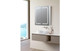 Brilliance 600mm 2 Door Front-Lit LED Bathroom Mirror Cabinet  Junction 2 Interiors Bathrooms