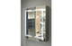 Lustrous 600mm 2 Door Front-Lit LED Bathroom Mirror Cabinet  Junction 2 Interiors Bathrooms