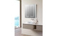Lustrous 600mm 2 Door Front-Lit LED Bathroom Mirror Cabinet  Junction 2 Interiors Bathrooms