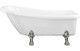 Elysium Freestanding  Bath 1530x670x760mm 2 Tap Holes with feet  Junction 2 Interiors Bathrooms