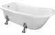 Elysium Freestanding  Bath 1530x670x760mm 2 Tap Holes with feet  Junction 2 Interiors Bathrooms