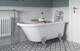 Regal Retreat Freestanding  Bath 1500x750x650mm 2 Tap Holes Corner with feet  Junction 2 Interiors Bathrooms