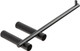 Toscana Toilet Roll Holder - Black  Junction 2 Interiors Bathrooms