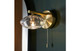 Tres Chic Wall Light - Brushed Brass  Junction 2 Interiors Bathrooms