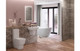 Aydin Close Coupled WC Toilet & Soft Close Seat  Junction 2 Interiors Bathrooms