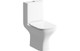 Sylva Short Projection Close Coupled Open Back WC Toilet & Slim Soft Close Seat  Junction 2 Interiors Bathrooms