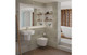 Bronte Rimless Wall Hung WC Toilet & Soft Close Seat  Junction 2 Interiors Bathrooms