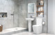 Skadar Rimless Close Coupled Fully Shrouded Comfort Height WC Toilet & Soft Close Seat  Junction 2 Interiors Bathrooms