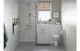 Positano Close Coupled Open Back WC Toilet & Soft Close Seat  Junction 2 Interiors Bathrooms