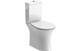 Petrovac Rimless Close Coupled Open Back WC Toilet & Soft Close Seat  Junction 2 Interiors Bathrooms